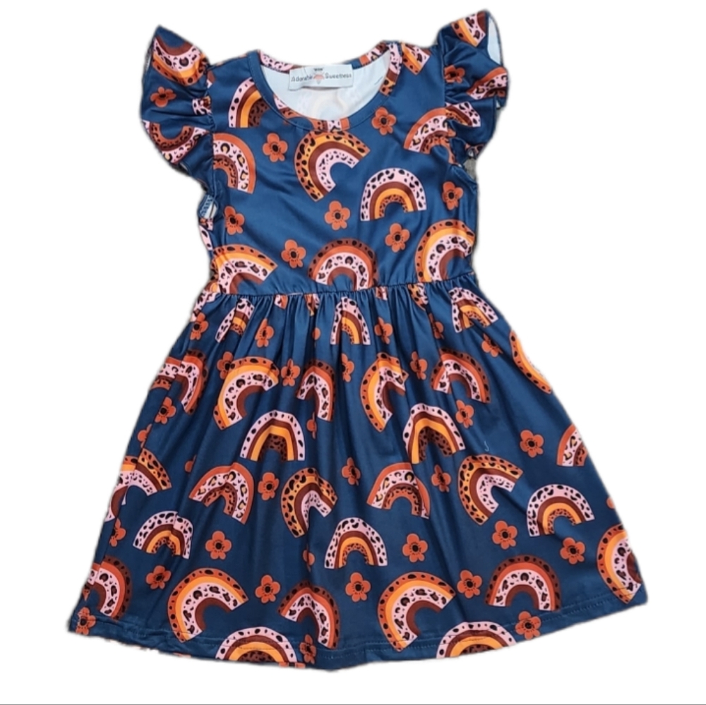 Rainbow Flutter Dress